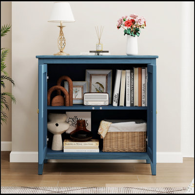 Armoire de rangement géométrique en relief avec portes magnétiques, finition vintage mat, conception sans poignée, pieds surélevés pour un nettoyage facile, buffet d'entrée pour le salon et la chambre à coucher