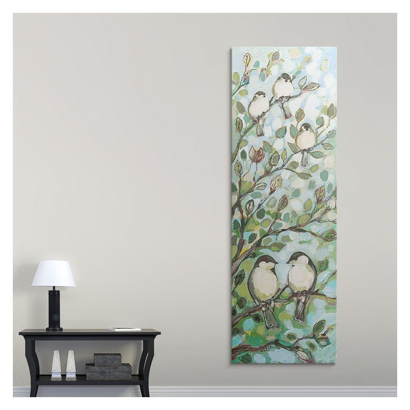Nolani «Mos Chickadees» - reproduction d'art, Toile, H 60 po x l 20 po x P 1,5 po