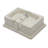 22"X15.5" White Ceramic Rectangular Undermount Bathroom Sink With Overflow