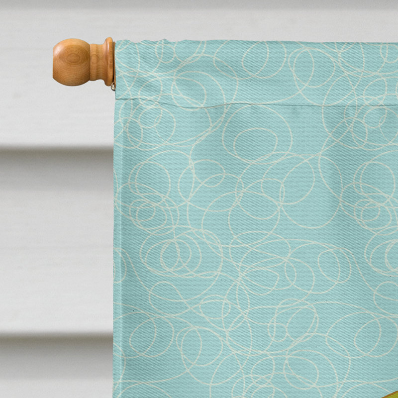 Polyester de 2 côtés 40 x 28 po sea turtle welcome drapeau maison