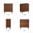 Seyla 31" Sideboard Buffet Cabinet Fluted Door with 2 Adjustable Shelves & Solid Wood Leg Credenza Accent Cabinet For Living Room Entryway Dining Room-195232178-195232181