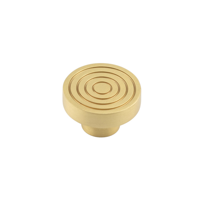 Hoxton 40mm Diameter Round Knob, Satin Brass