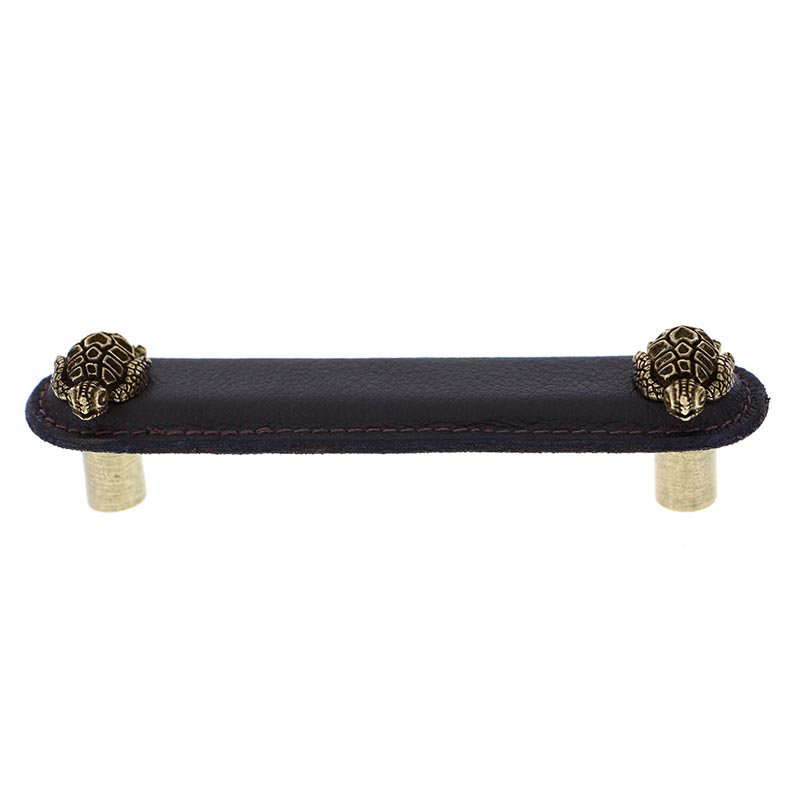 Poignée barre 4 po Pollino, Bronze huilé, 4''