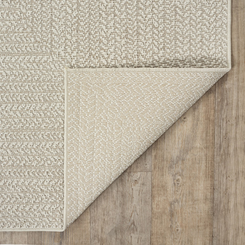 Alyrica Solid Colour Machine -made Area Rug, Cream, Rectangle 120 x 170 cm