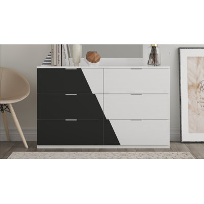 Alyisa 6 Drawer 58.5" W Dresser