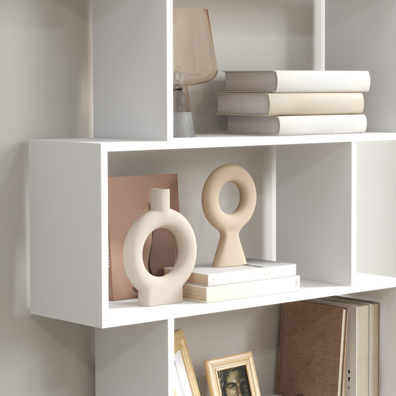 Dietwald 190cm H x 70cm W Bookcase, White