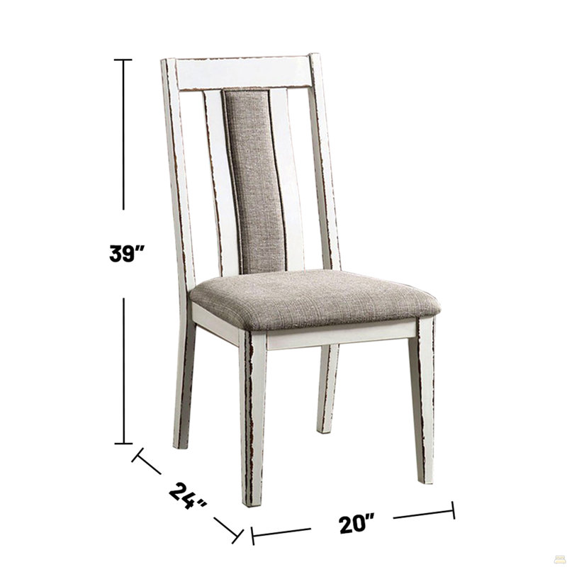 Ensemble de 2 chaises d'appoint rembourrées