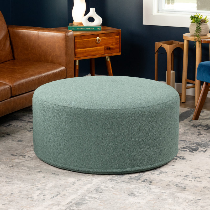 Repose-pieds avec repose-pieds Natacia, Boucle verte, H 16 po x l 36 po x P 36 po