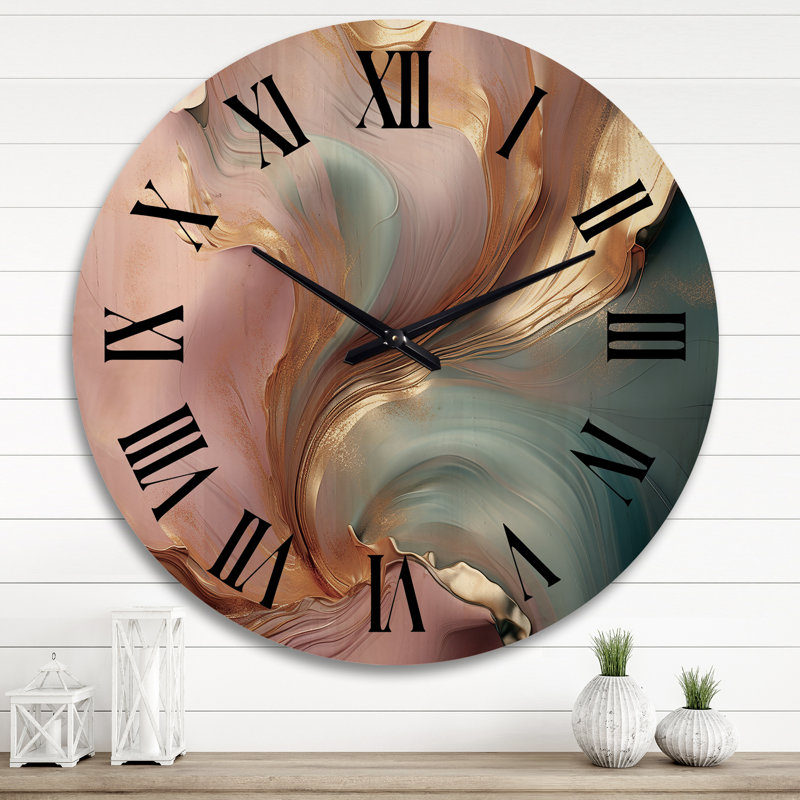 Horloge murale en bois exquise Harmony, Très grand