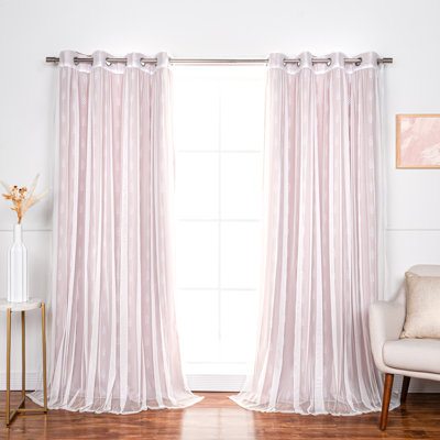 Rideau obscurcissant en polyester Kariyah