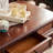 Classical all solid wood simple long coffee table