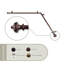 Tringle de rideau de coin simple réglable en métal Kravitz-1310954556-1310954557