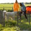 48 parc pour chien, 40 pouces de hauteur en usage intensif, clôture intérieure et extérieure anti-rouille pour chien, parc pour animaux avec porte