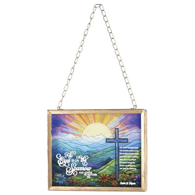 Décoration murale encadrée «Son œil est sur le