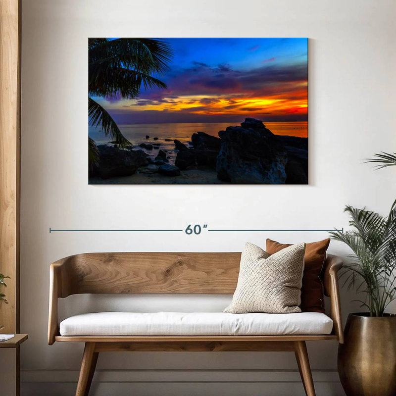 Gillard Caraïbes Gillard Sunset, H 30 po x l 45 po