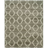 Provincetown Wool Southwestern Area Rug in Gray