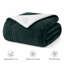 Home Comfort Sherpa Fleece Throw Blanket Cozy Reversible Blanket for Bed Sofa and Couch-957338549-957338557