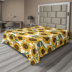 Dark Orange/Fern Green Floral