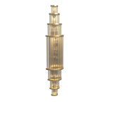 Waldorf Metal And Glass Rod Wall Sconce