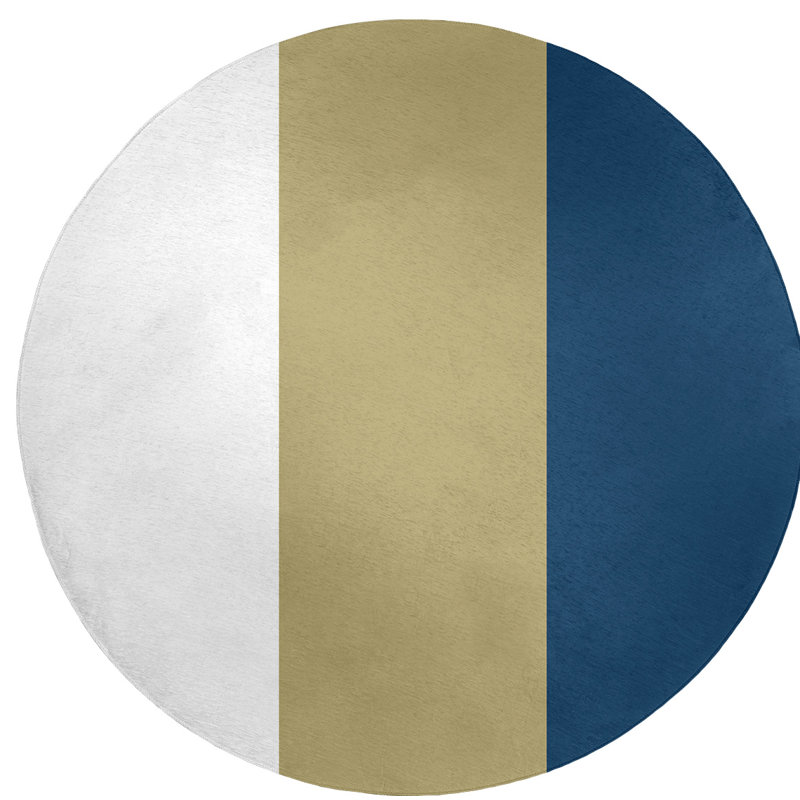 Chenille Indoor Rug, Round 5'