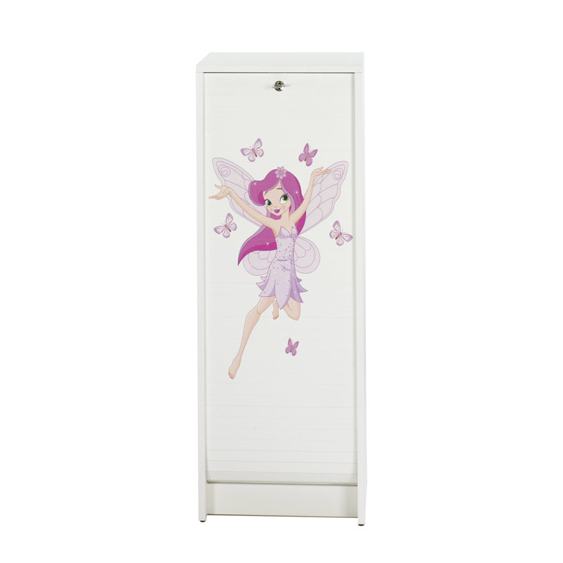 Gratiana 1 -Door 5 -Shelf, White
