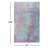 Bevin Machine Woven Abstract Blue/Purple Area Rug-1254427029