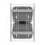 Rev-A-Shelf Double Pullout Trash Can 35 qt. for Kitchen -88568343-112965383