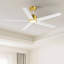 2 ventilateurs de plafond de 52 po avec lumières DEL-2056392089-2056392101