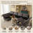 Modular Sectional Sofa With Storage Seats-1623740754