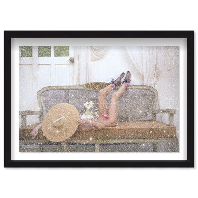 Garden Nap Canvas Fashion Print by Oliver Gal