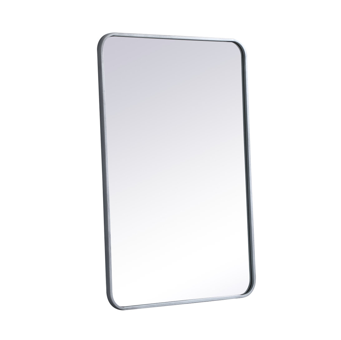 Sabine Accent Mirror, Silver, 36" x 24"