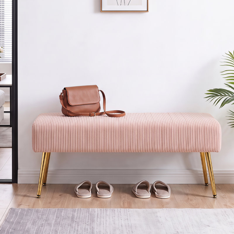 Banc en velours Rodjanae