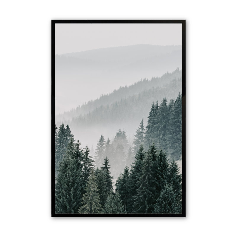 «Enchanted Peaks» par Krista Mosakowski - Cadre photo unique, impression, H 18,5 po x l 15,5 po x P 1,25 po