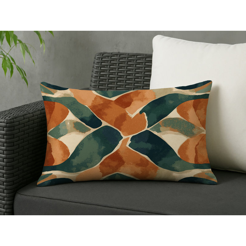 Rustic Rhythms Indoor And Outdoor Throw Pillow, Rectangle 20"H x 14"W