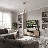 Ozetta 25" LED Fandelier in Polished Chrome with Remote Control-1266224029