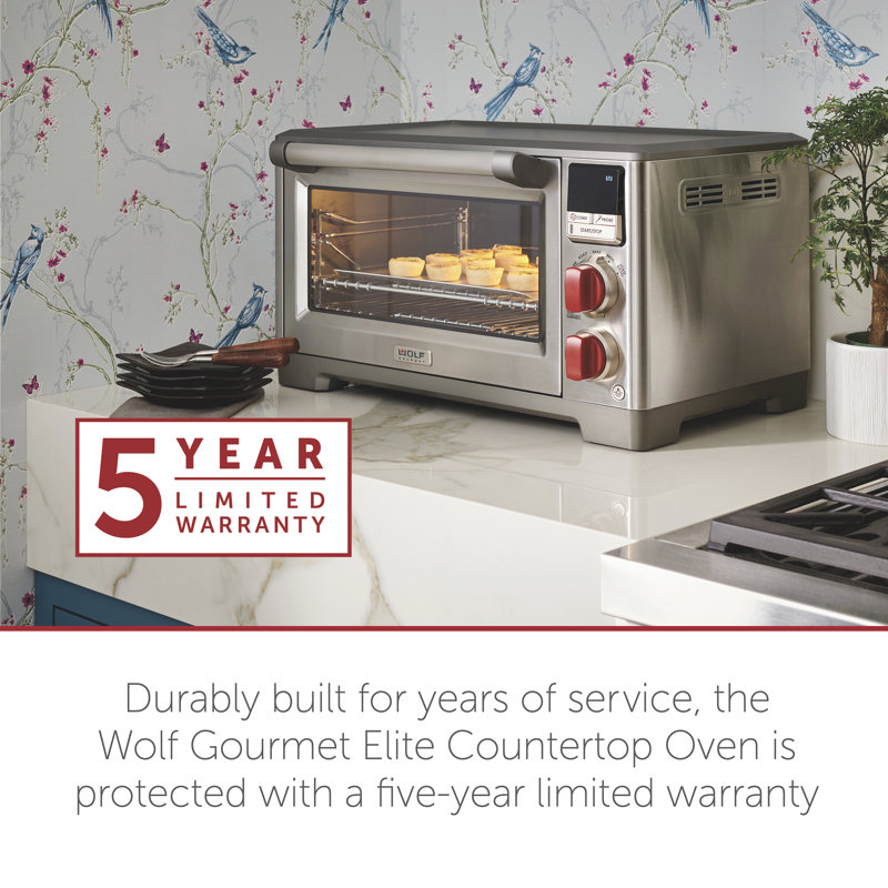 Wolf Gourmet Elite Digital Countertop Convection Toaster Oven with