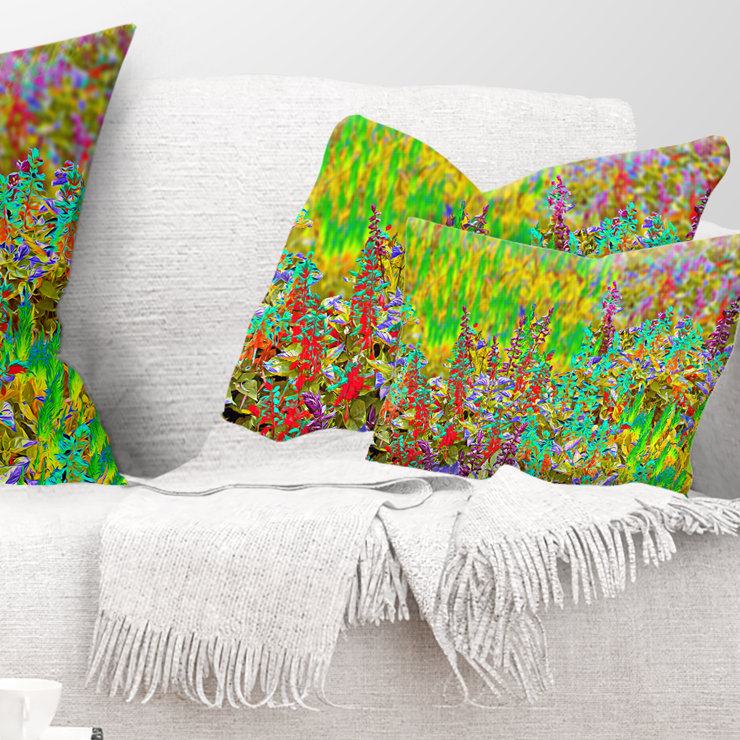 Floral Throw Pillow