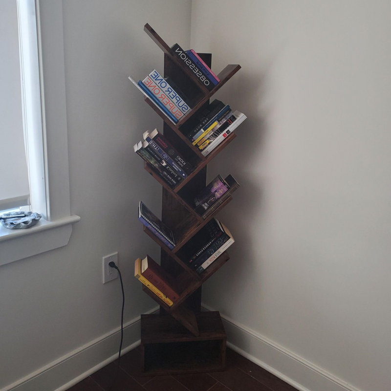 Shelf Tree Bookshelf, (9 Shelves) 58.70"H x 14.96"W x 8.15"D