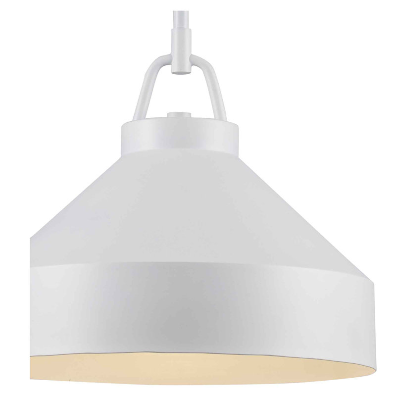 Orion 1 - Light Dome Pendant, White, 49.25" H x 12" W x 12" D