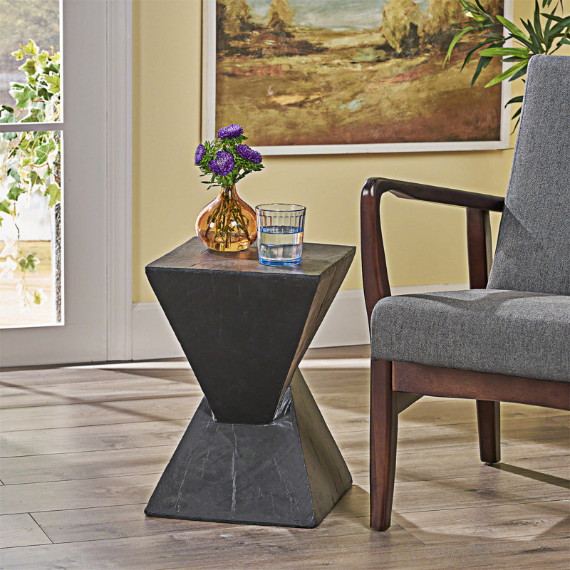 Table d'appoint extérieur, Noir