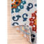 Tapis intérieur / extérieur bleu / orange Early-848614319