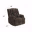 Fauteuil inclinable électrique Brown Power Lift avec chauffage et massage-1511792251