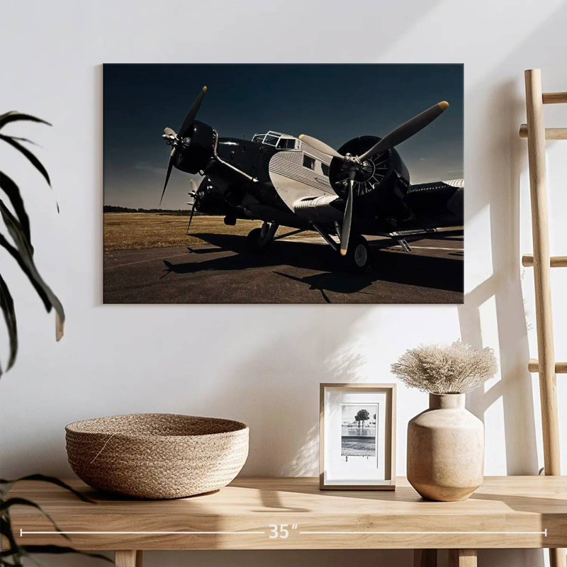 Avion Junkers Ju 52, H 16 po x l 24 po