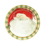 Old St. Nick Handmade Earthenware Dinner Plate