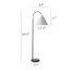 Lampe sur pied arquée 65 po Oterra