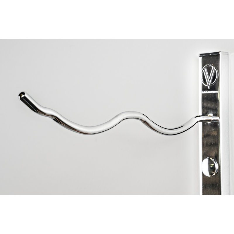 Ensemble de support à vin mural Iyleena 8 (120 bouteilles, nickel brossé), Chrome luxueux, H 84 po x l 65 po x P 5,25 po
