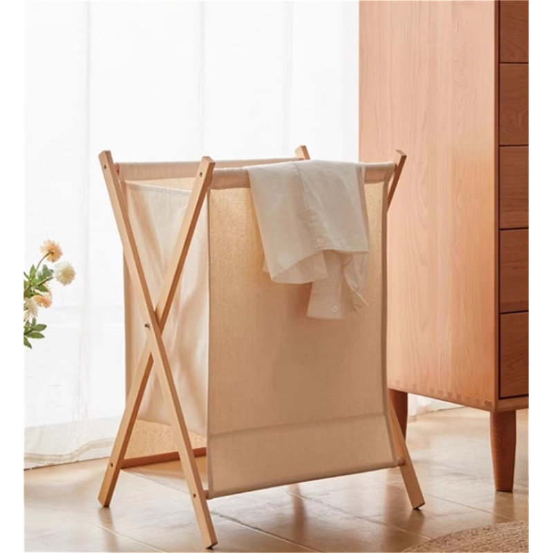 Fabric Laundry Hamper, 24" H x 17.71" W x 15.74" D
