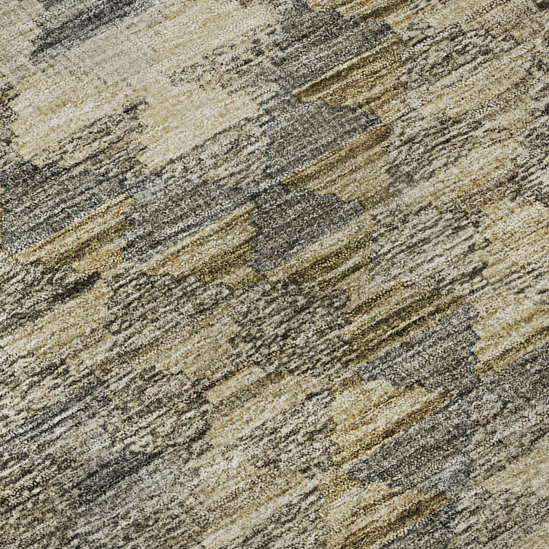 Premium Machine Washable Barry AMF1226 Global Rug, Rectangle 5' x 7'6"