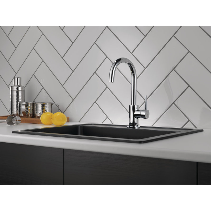Trinsic Swivel Bar Faucet, Single Handle Prep Sink Faucet, Chrome