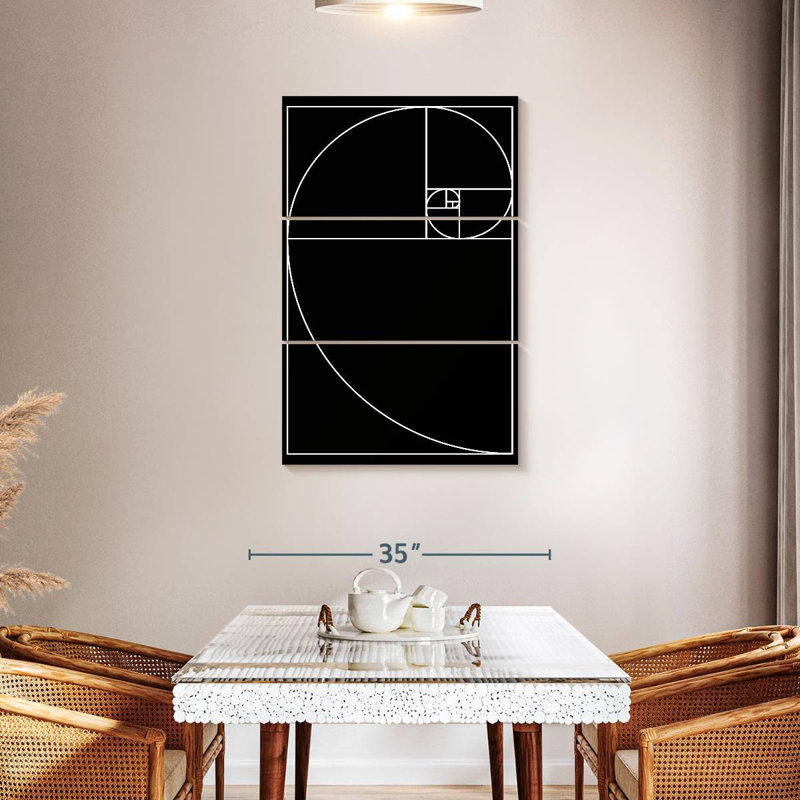 Avery Proportio Divina Black, 45" H x 28" W